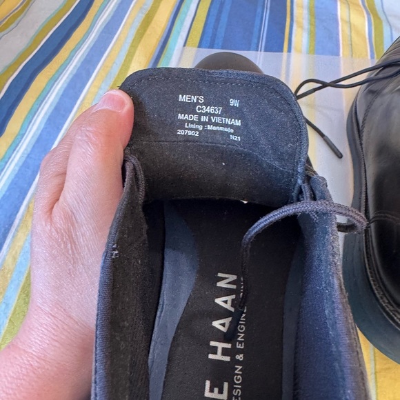 mens cole  haan grand360 black Boots 9w - Picture 8 of 12